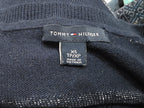 Sueter Tommy Hilfiger de Mujer extra chico azul con lineas plateada