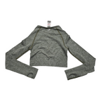 Playera GymShark verde jaspeado Crop Top