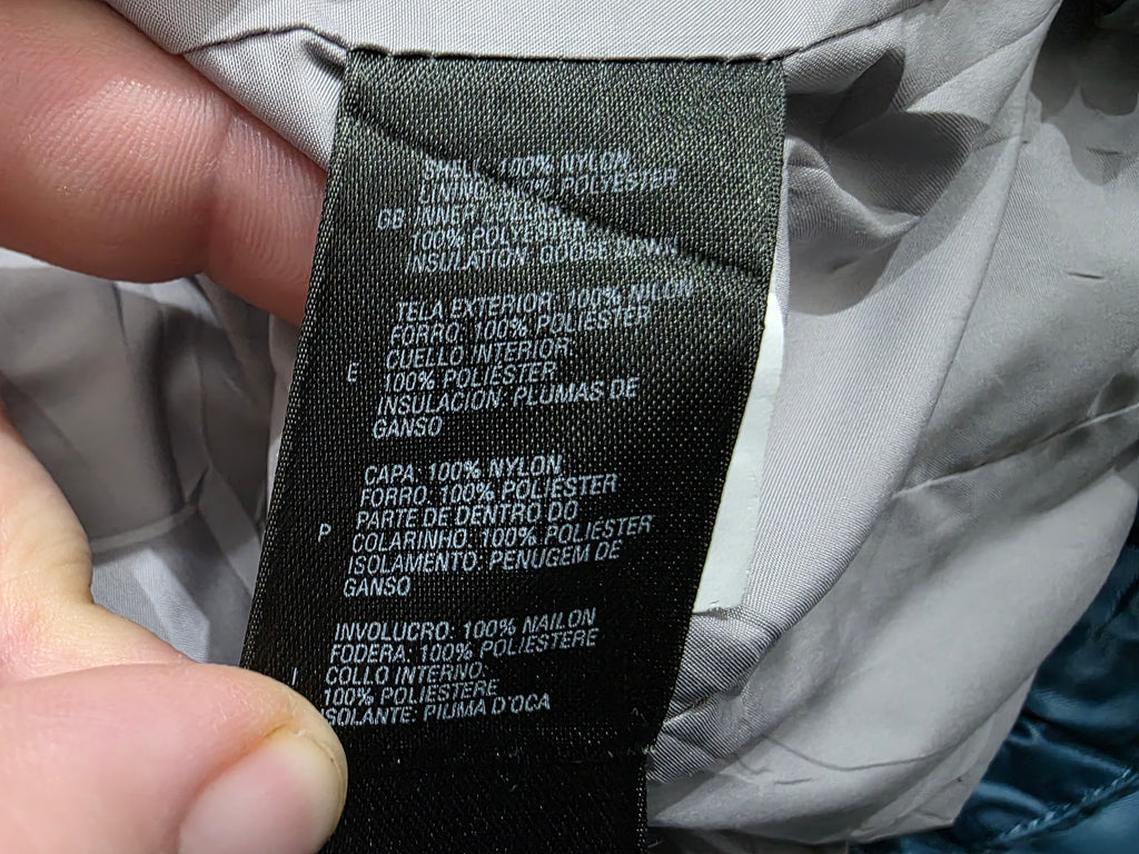 Chaleco The North Face 550 de Mujer Extra Chico color azul metálico
