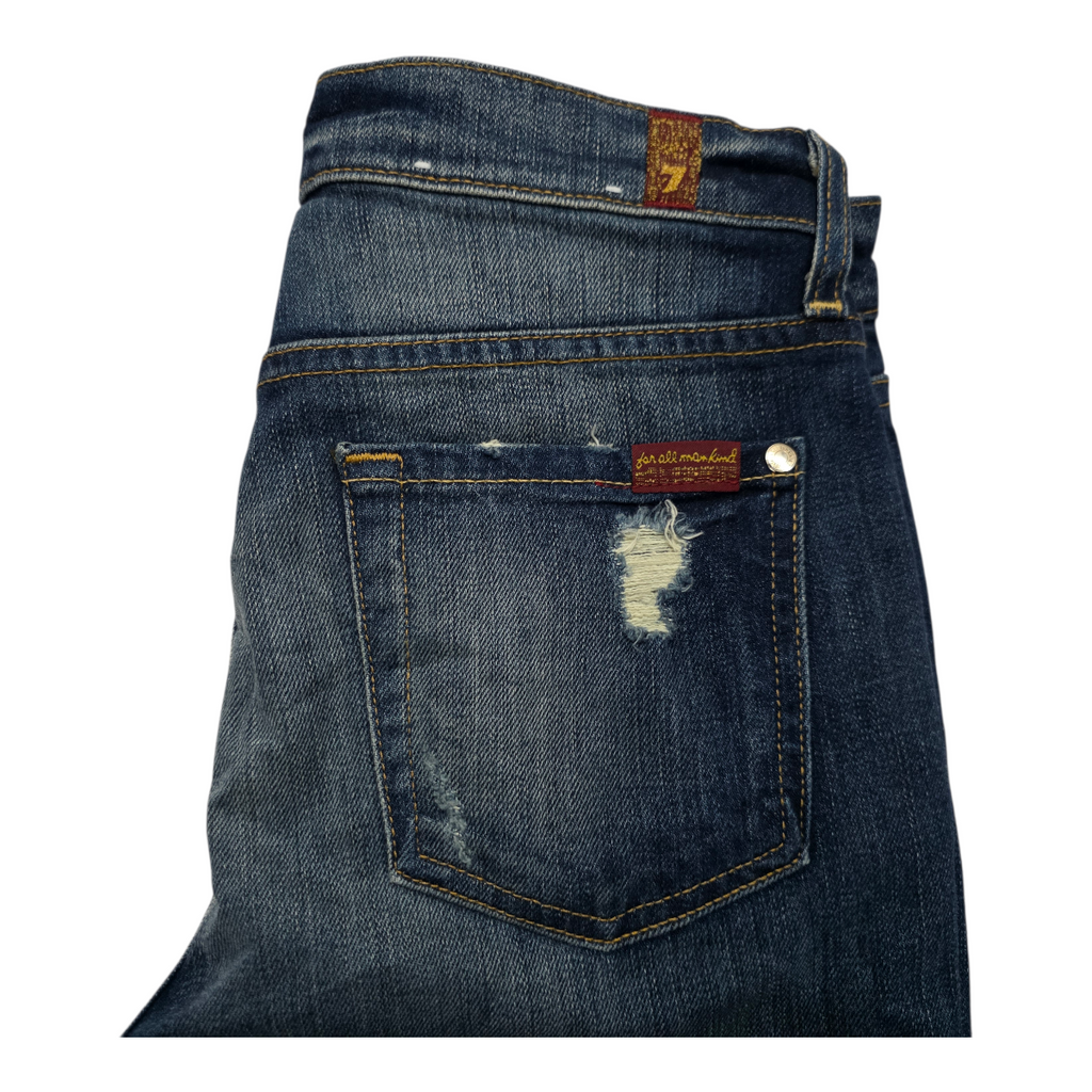 Pantalon 7 for all mankind de Mujer talla 4 azul