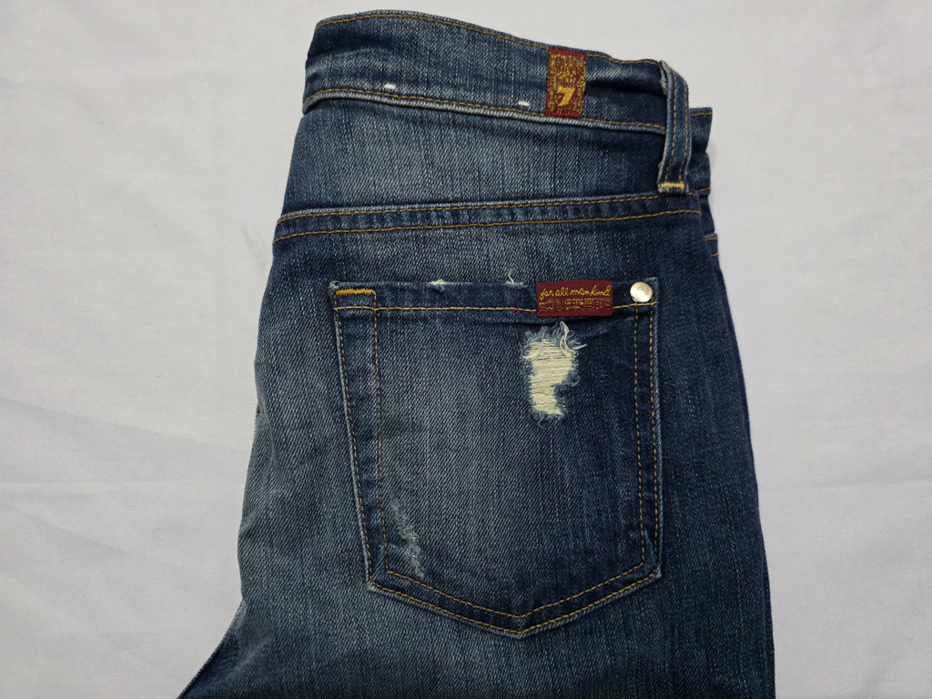 Pantalon 7 for all mankind de Mujer talla 4 azul