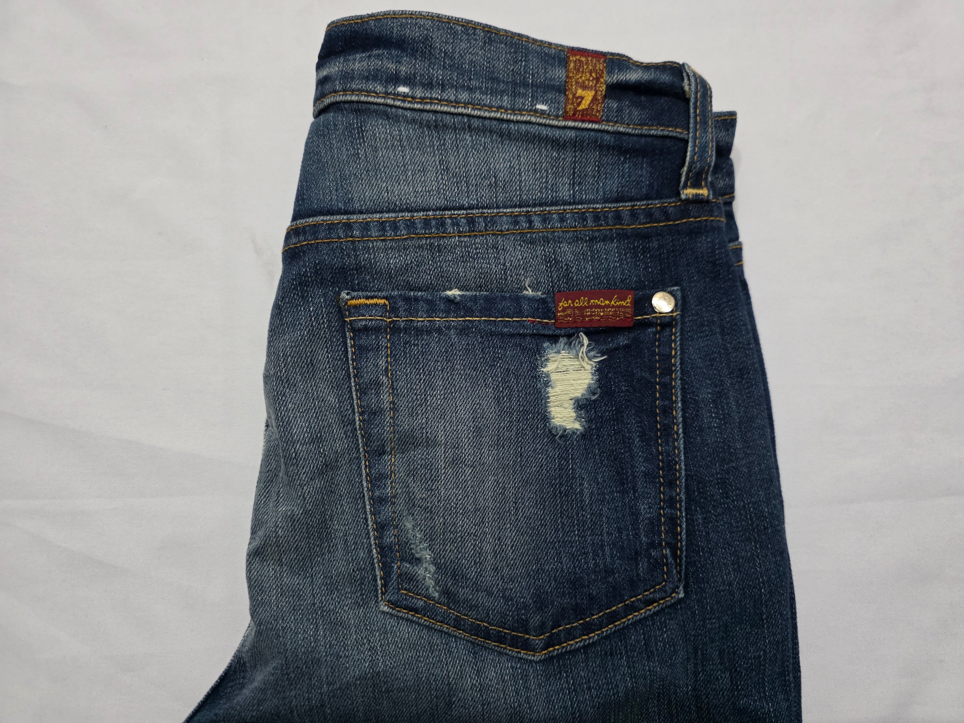 Pantalon 7 for all mankind de Mujer talla 4 azul
