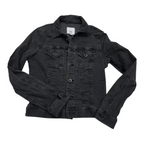 Chamarra de mezclilla talla Chica Adriano Goldschmied color gris oscuro