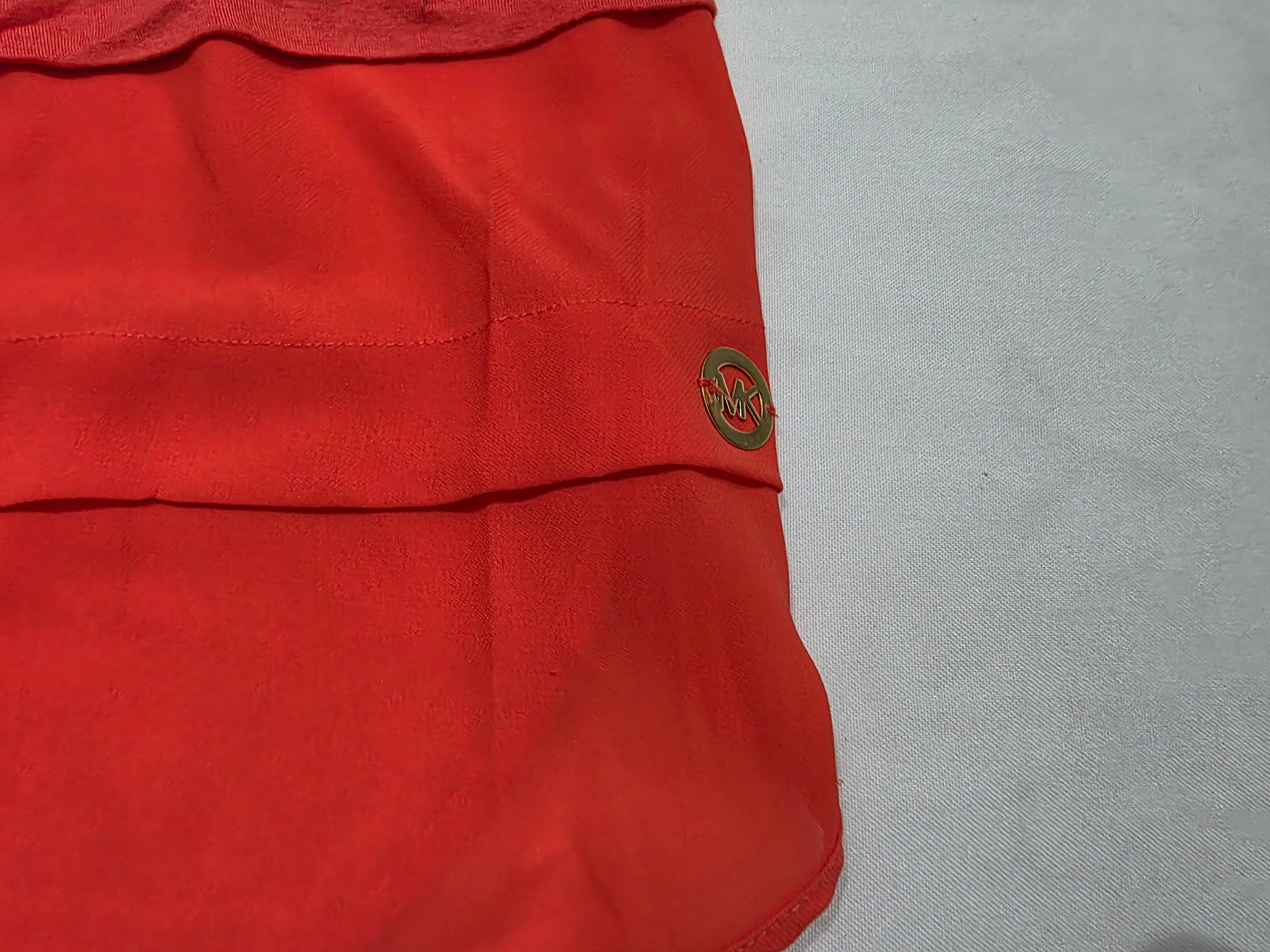 Blusa Michael Kors de Mujer talla Chica color naranja sin mangas