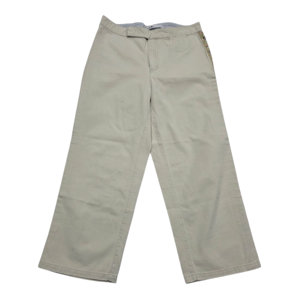 Pantalon Tommy Hilfiger de Mujer talla  6 color cafe con flores