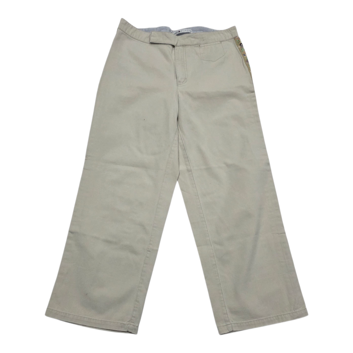 Pantalon Tommy Hilfiger de Mujer talla  6 color cafe con flores