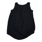 Blusa Michael Kors azul profundo espalda descubierta