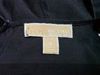 Blusa Michael Kors azul profundo espalda descubierta