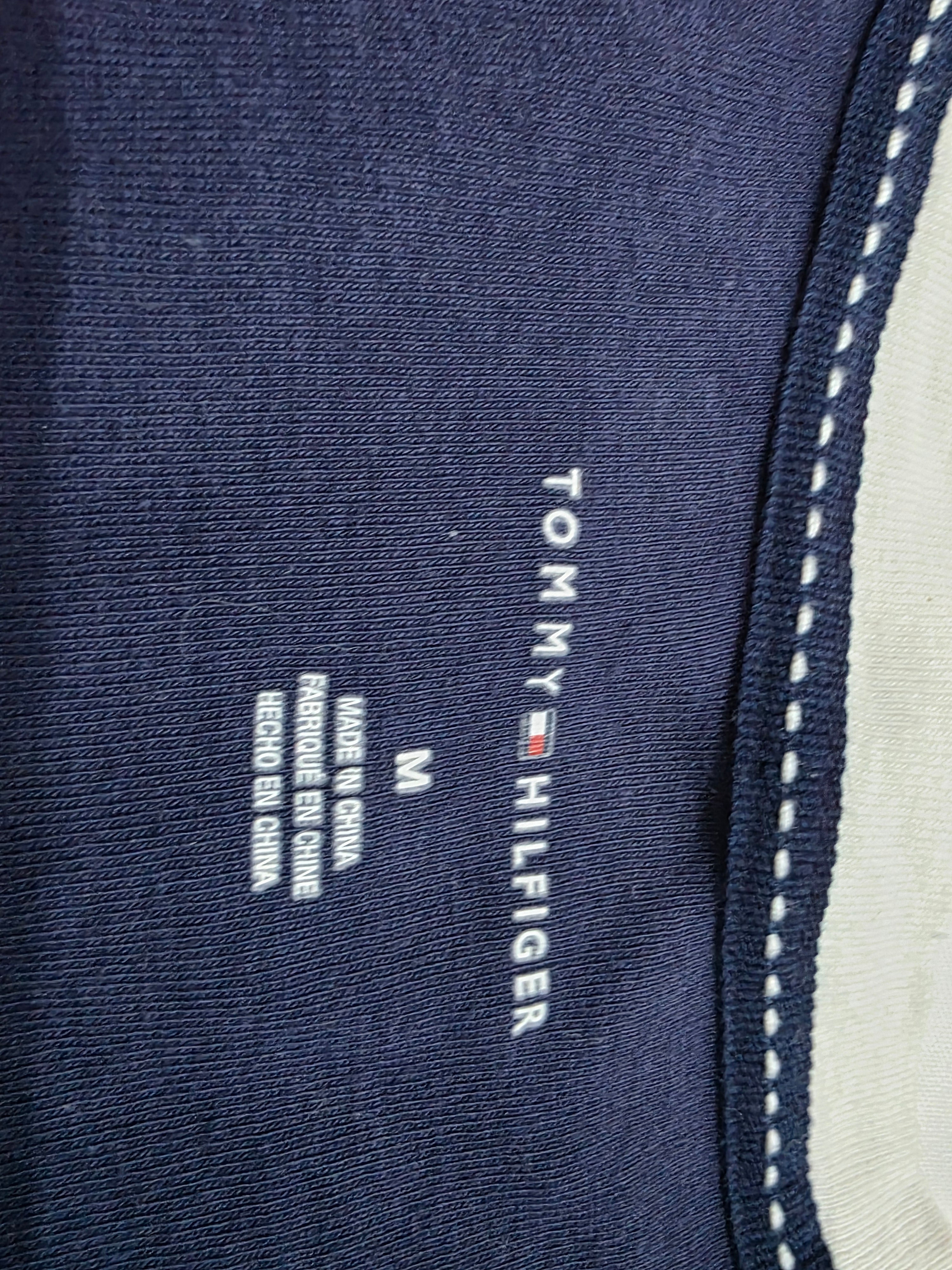 Playera Sleepwear Tommy Hilfiger de Mujer azul con blanco