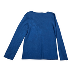 Playera Michael Kors color azul celeste de Mujrr manga larga Grande