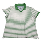 Playera Tommy Hilfiger de Mujer color verde rayada