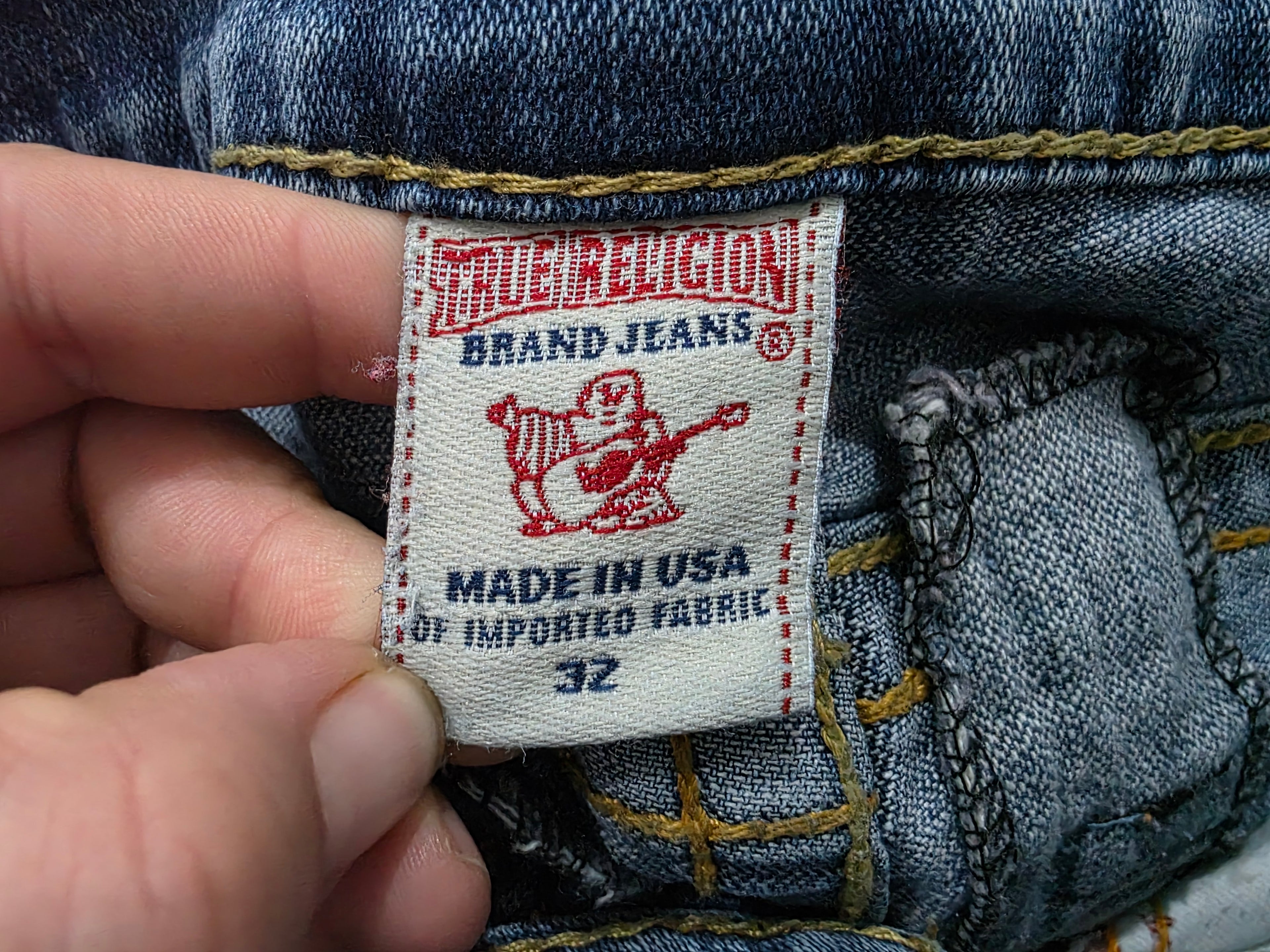 Pantalon True Religion talla 32 section Joey de mezclilla de Mujer