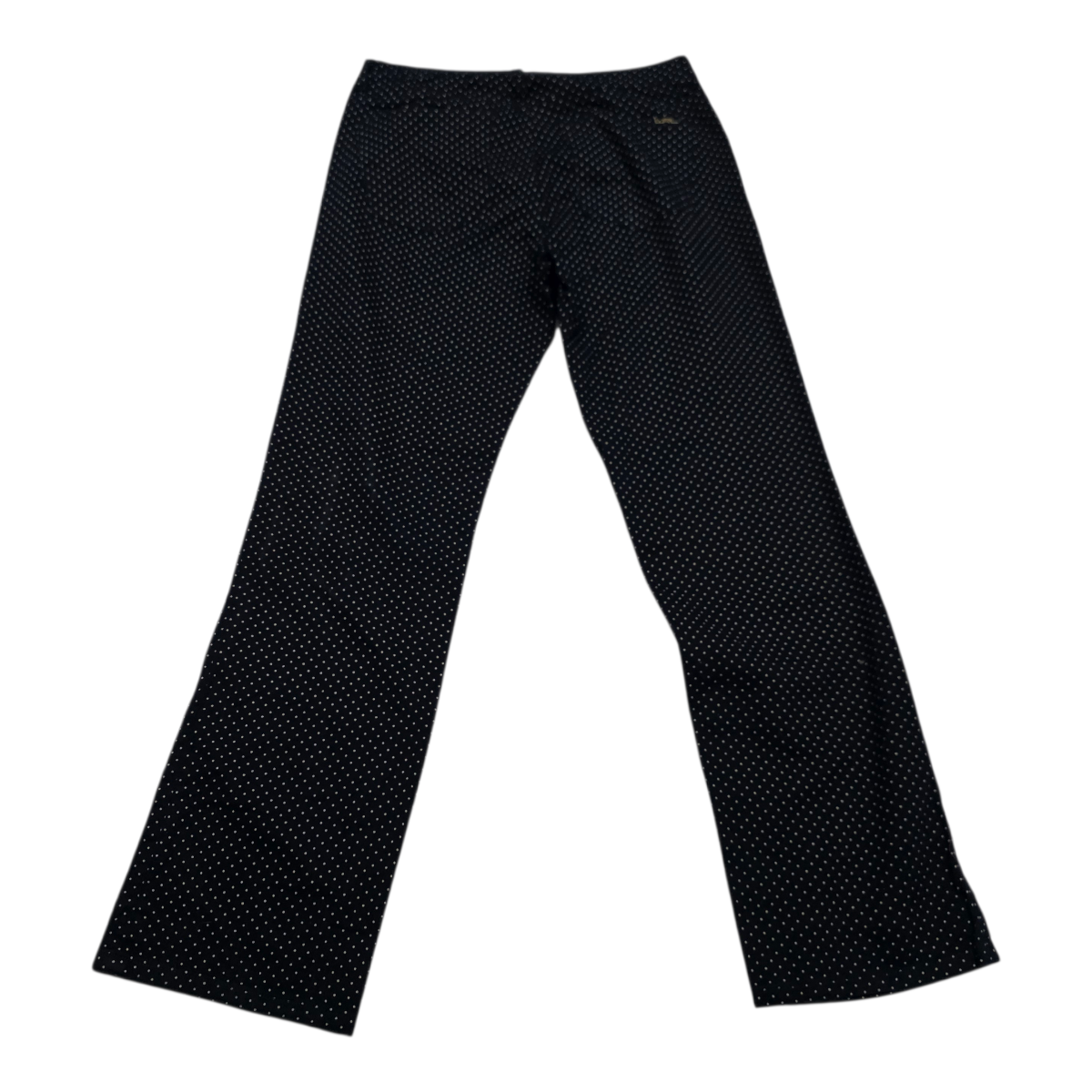 Pantalon Ralph Lauren de Mujer talla 12 azul marino con lunares
