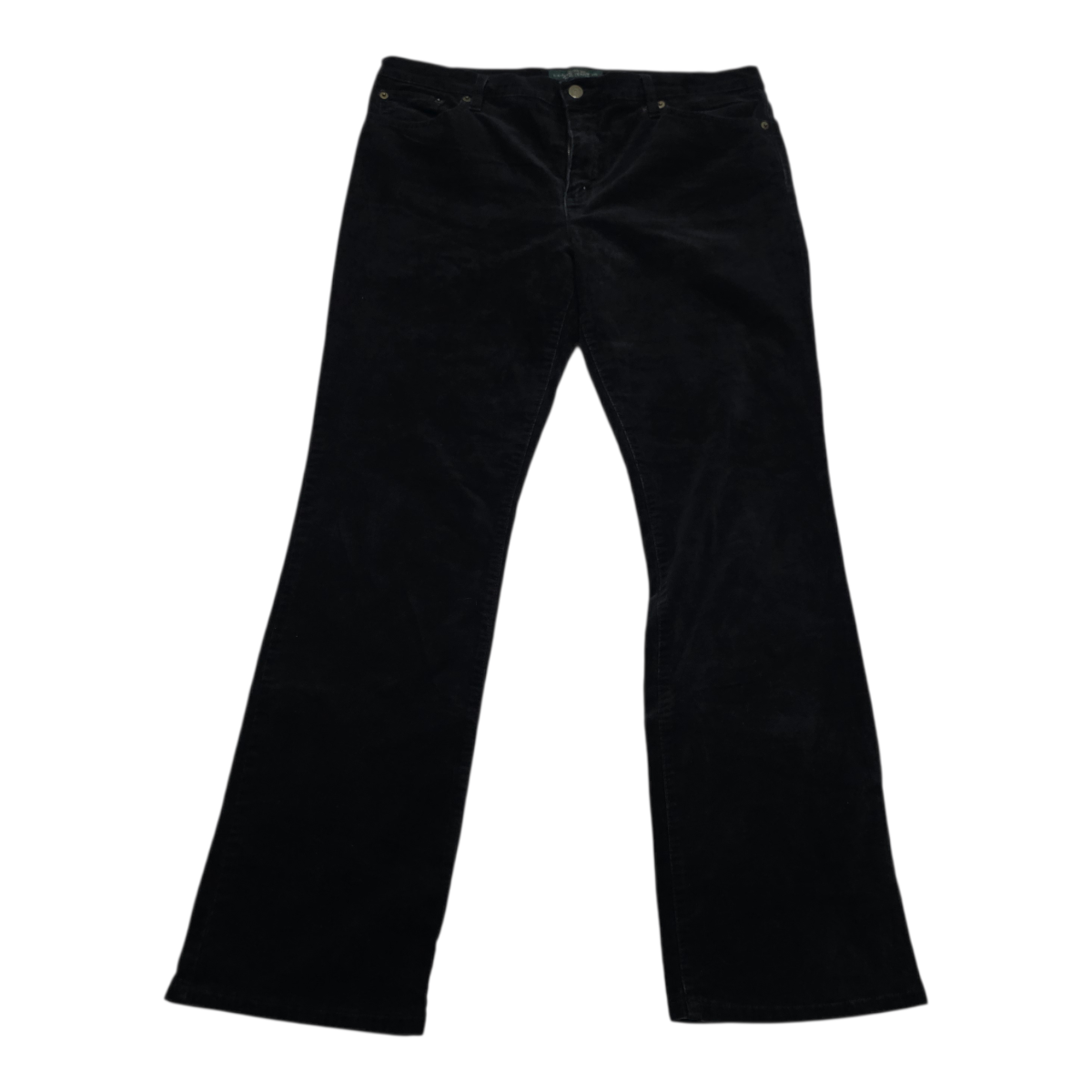 Pantalon Ralph Lauren talla 14 de pana color negro de Mujer