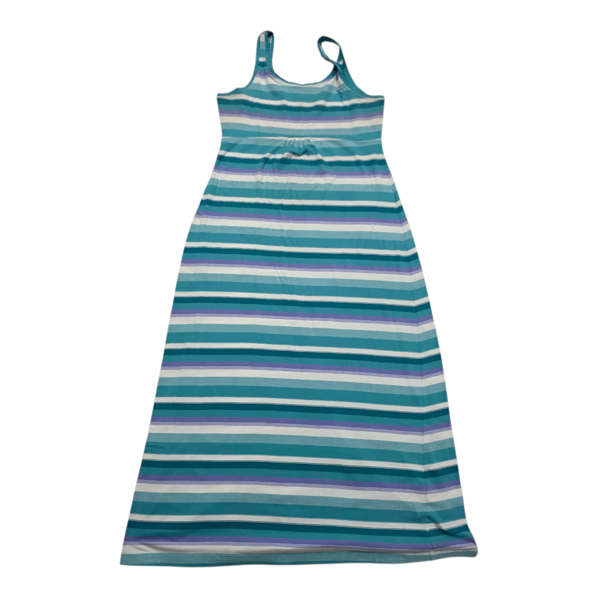 Maxi Vestido Columbia de Mujer Talla Grande omni wick  azul rayada