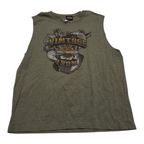 Playera Harley Davidson de Mujer Extra Grande verde opaco