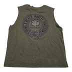 Playera Harley Davidson de Mujer Extra Grande verde opaco
