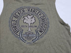 Playera Harley Davidson de Mujer Extra Grande verde opaco