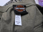 Playera Harley Davidson de Mujer Extra Grande verde opaco