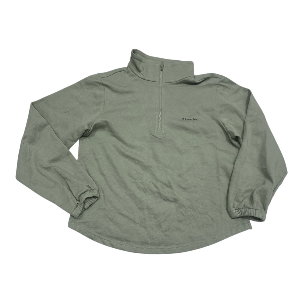 Sudadera corta Columbia de Mujer verde opaco Extra Chica