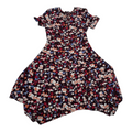 Vestido Tommy Hilfiger azul floreado de Mujer talla 6 manga corta