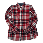 Camisa Tommy Hilfiger de Mujer roja cuadriculada manga larga talla Chica