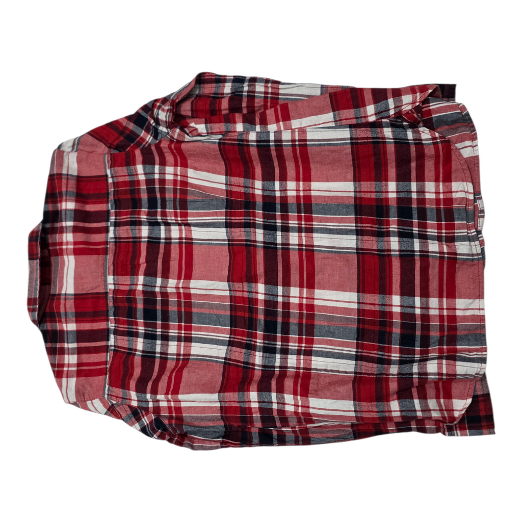 Camisa Tommy Hilfiger de Mujer roja cuadriculada manga larga talla Chica