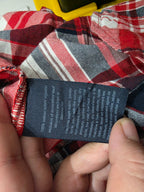 Camisa Tommy Hilfiger de Mujer roja cuadriculada manga larga talla Chica