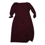 Vestido Ralph lauren de Mujer talla 10 color rojo manga larga