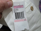 Pantalon Vineyard Vines talla 10 de Mujer color blanco  recto