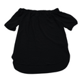 Blusa Michael Kors color negra sin hombros Mediana