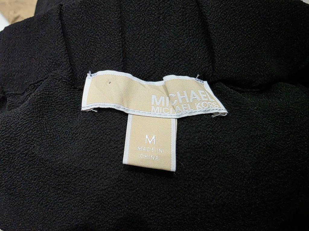 Blusa Michael Kors color negra sin hombros Mediana