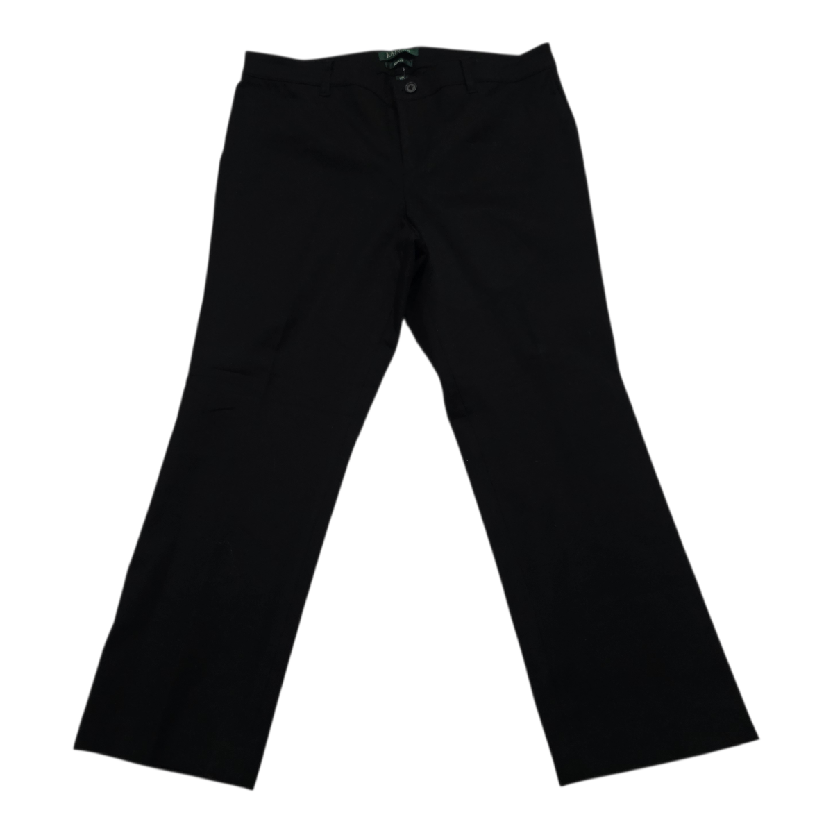 Pantalon Ralph Lauren  adele de Mujer talla 14 petite color negro de vestir