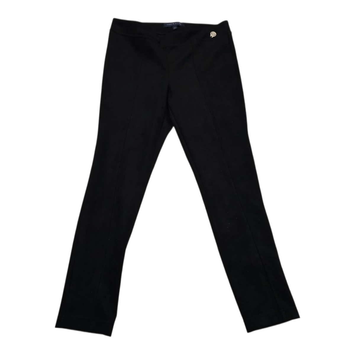 Legging Tommy Hilfiger de gamuza color negro Grande de Muje