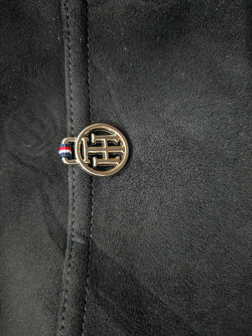 Legging Tommy Hilfiger de gamuza color negro Grande de Muje