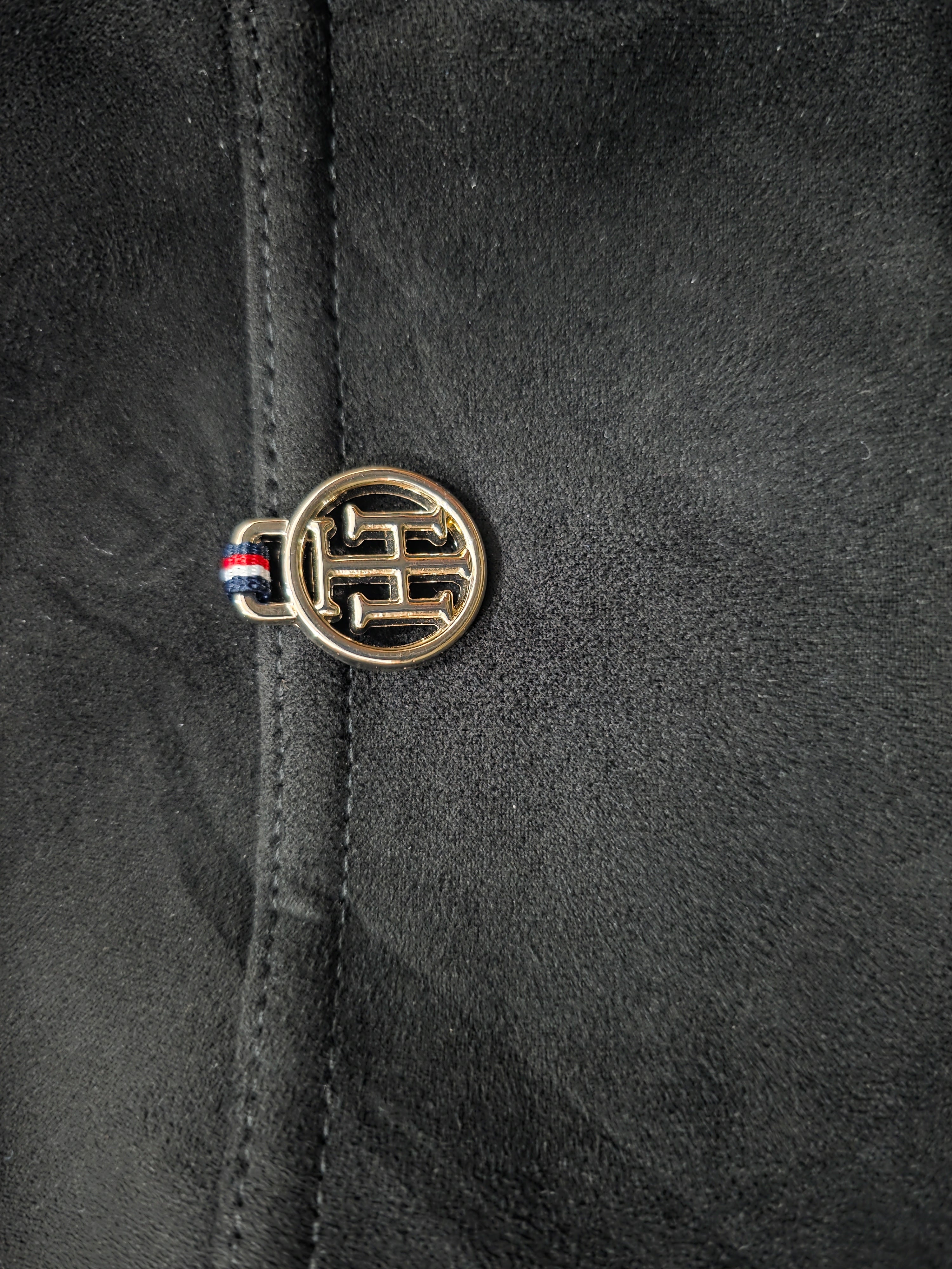 Legging Tommy Hilfiger de gamuza color negro Grande de Muje