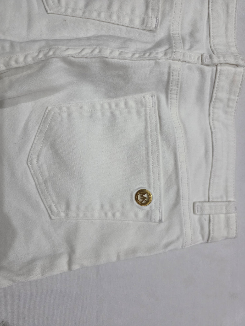 Pantalon Michael Kors talla 12 Izzy Skinny color blanco de Mujer