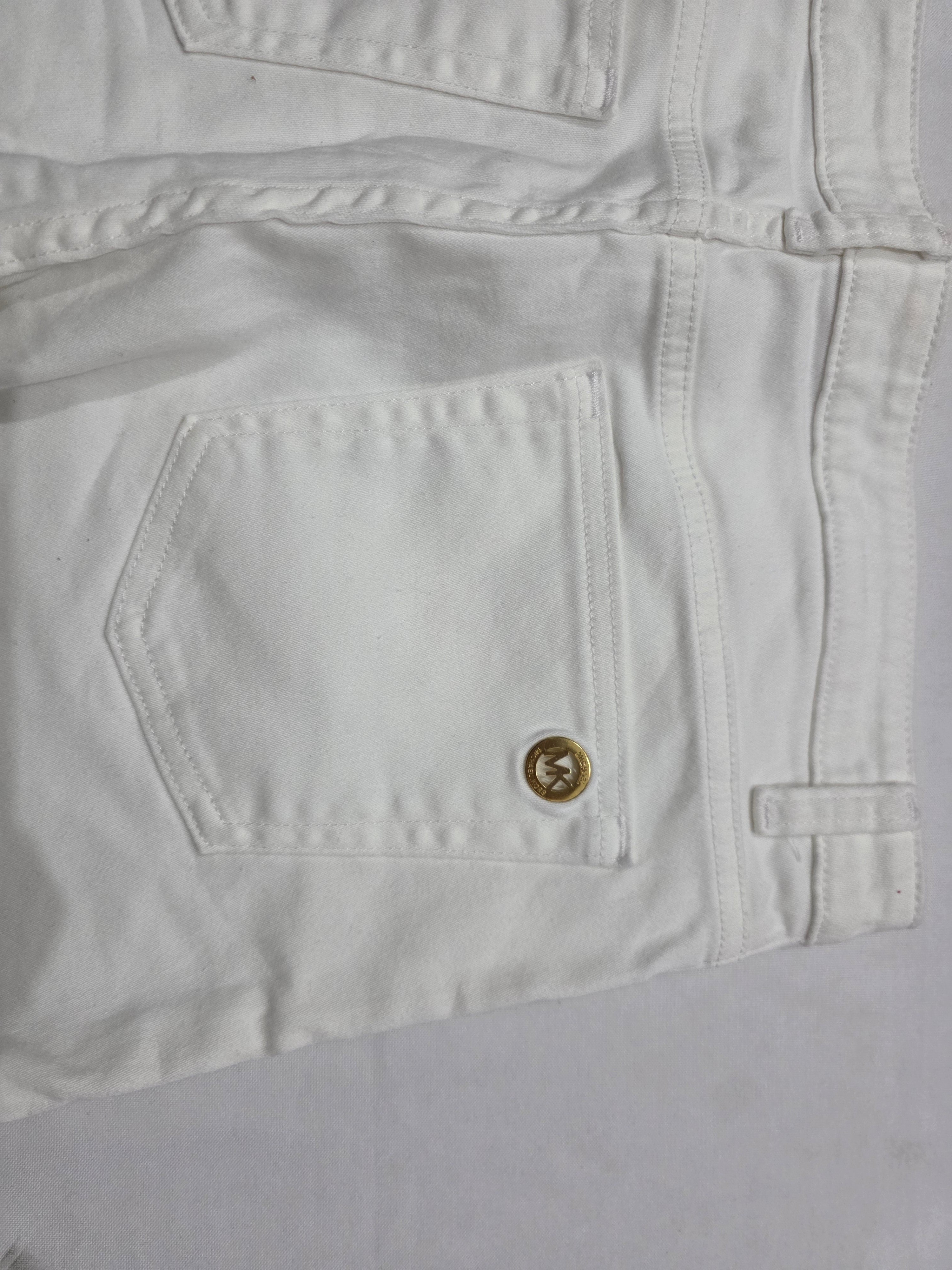 Pantalon Michael Kors talla 12 Izzy Skinny color blanco de Mujer