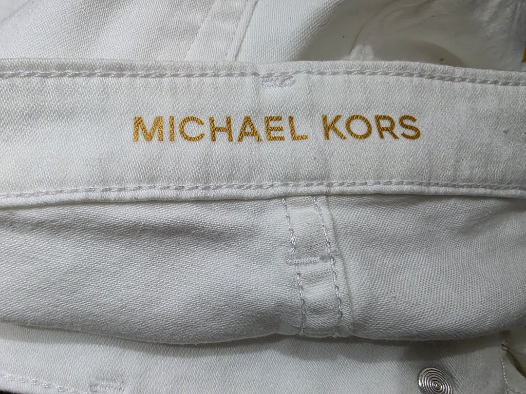 Pantalon Michael Kors talla 12 Izzy Skinny color blanco de Mujer