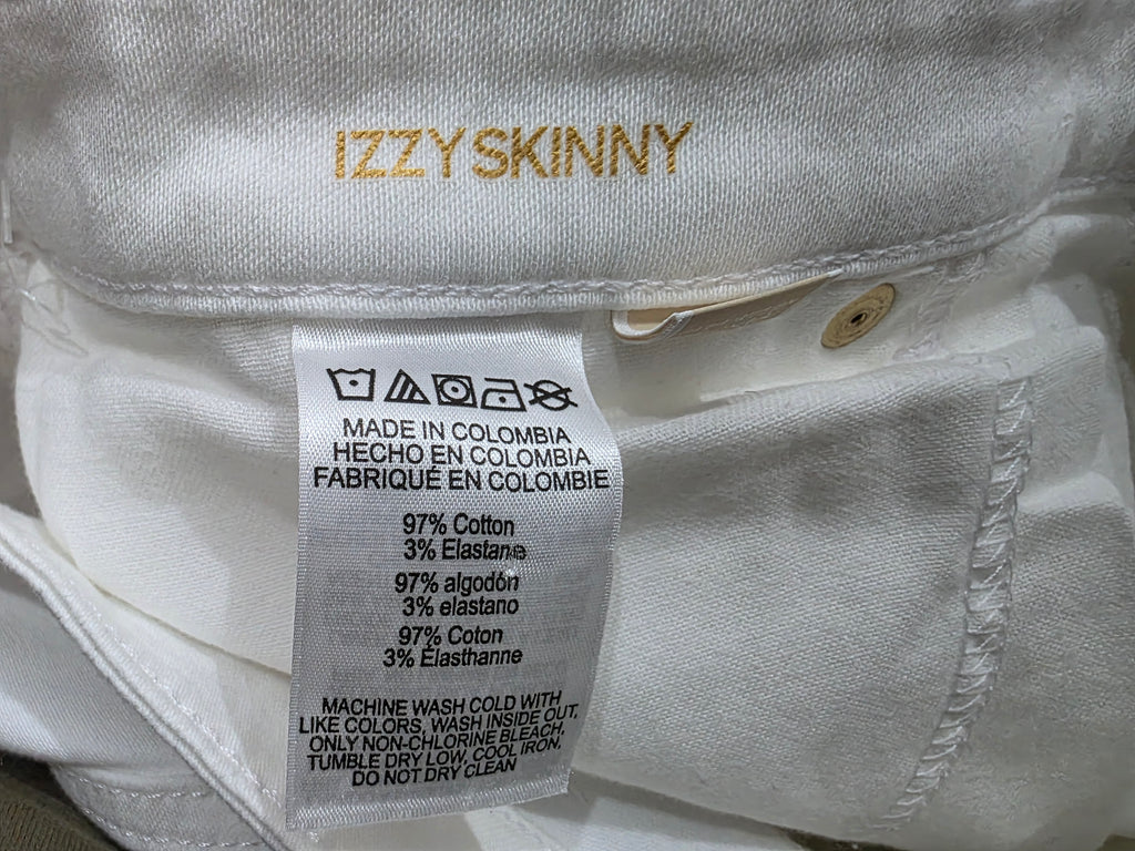 Pantalon Michael Kors talla 12 Izzy Skinny color blanco de Mujer