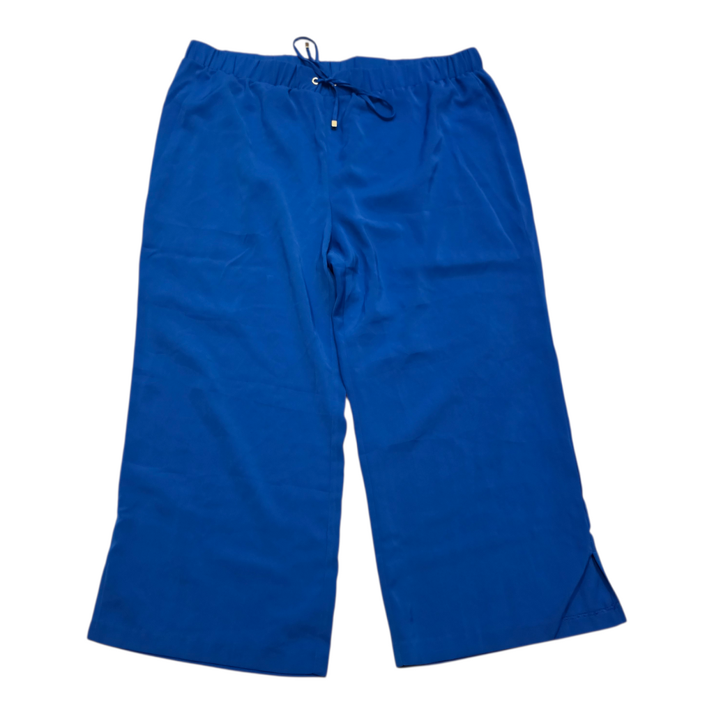 Pantalon Michael Kors amplio, color azul de Mujer Extra Grande