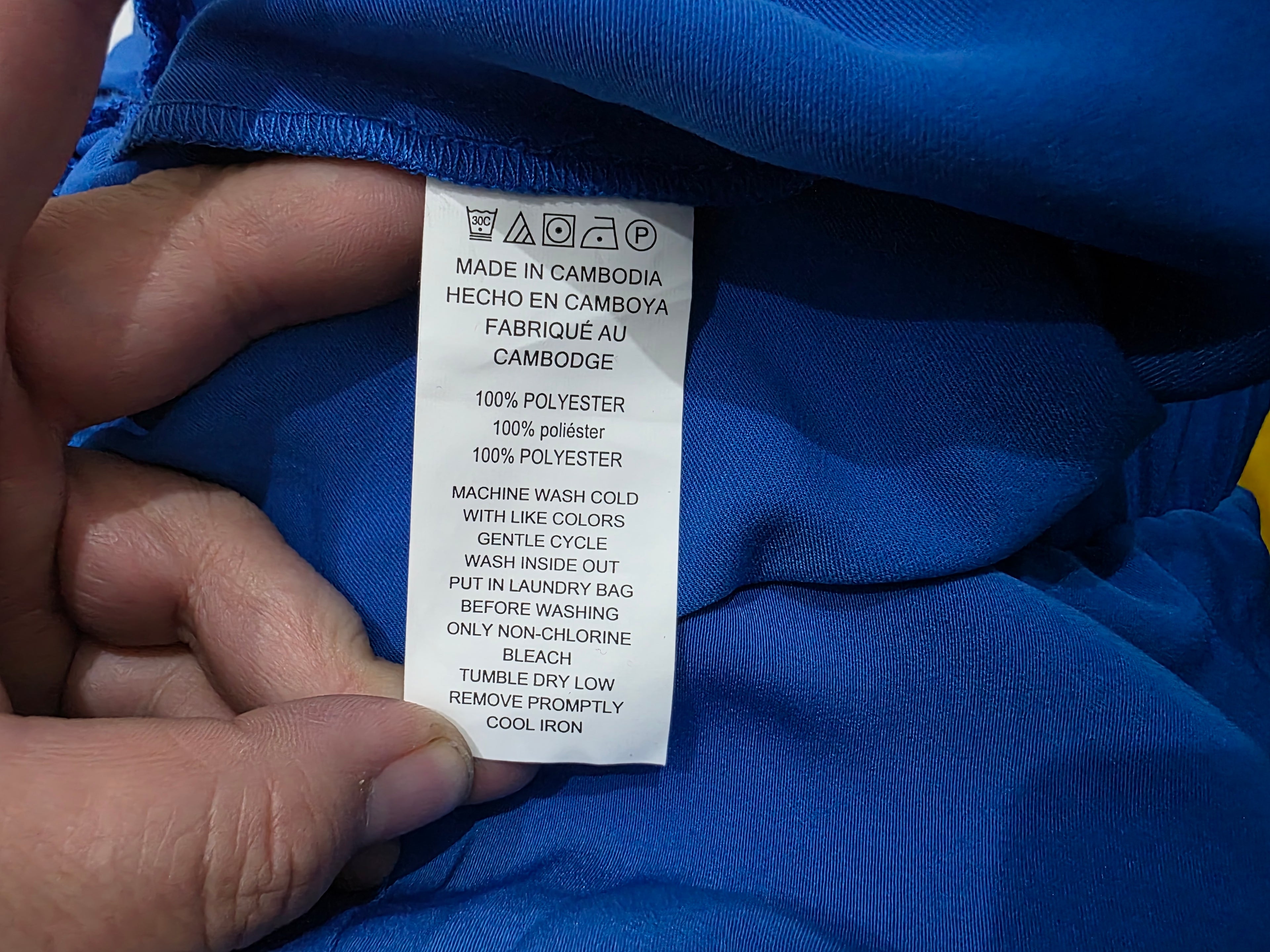Pantalon Michael Kors amplio, color azul de Mujer Extra Grande