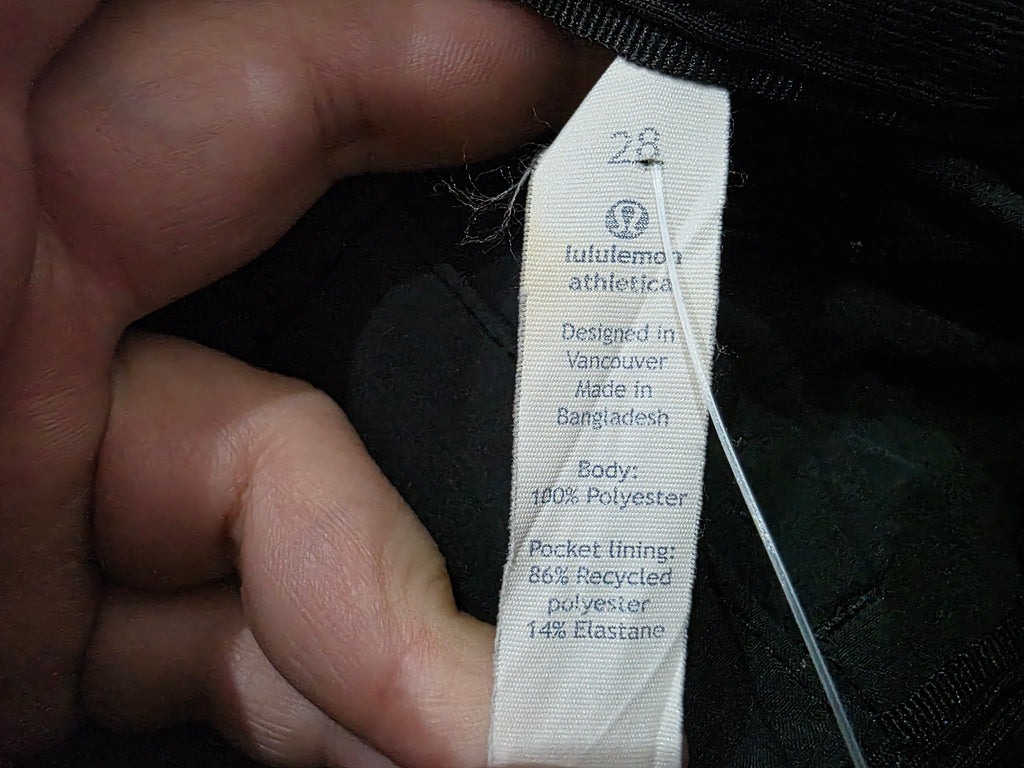 Pantalon LULULEMON de Mujer talla 28 color negro