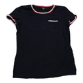 Playera Tommy Hilfiger de Mujer azul marino manga corta