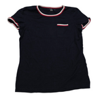 Playera Tommy Hilfiger de Mujer azul marino manga corta