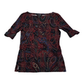 Playera Ralph lauren black de Mujer color vino manga corta
