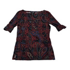 Playera Ralph lauren black de Mujer color vino manga corta