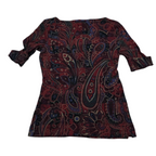 Playera Ralph lauren black de Mujer color vino manga corta