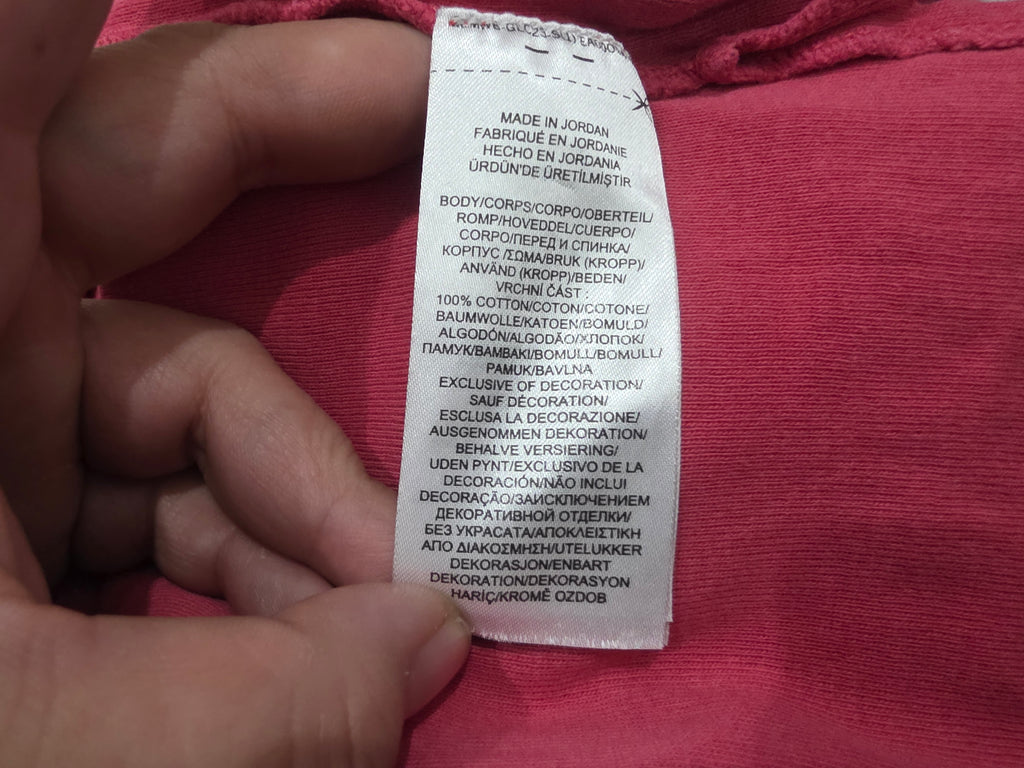 Playera Ralph lauren coral manga corta de Mujer Mediana