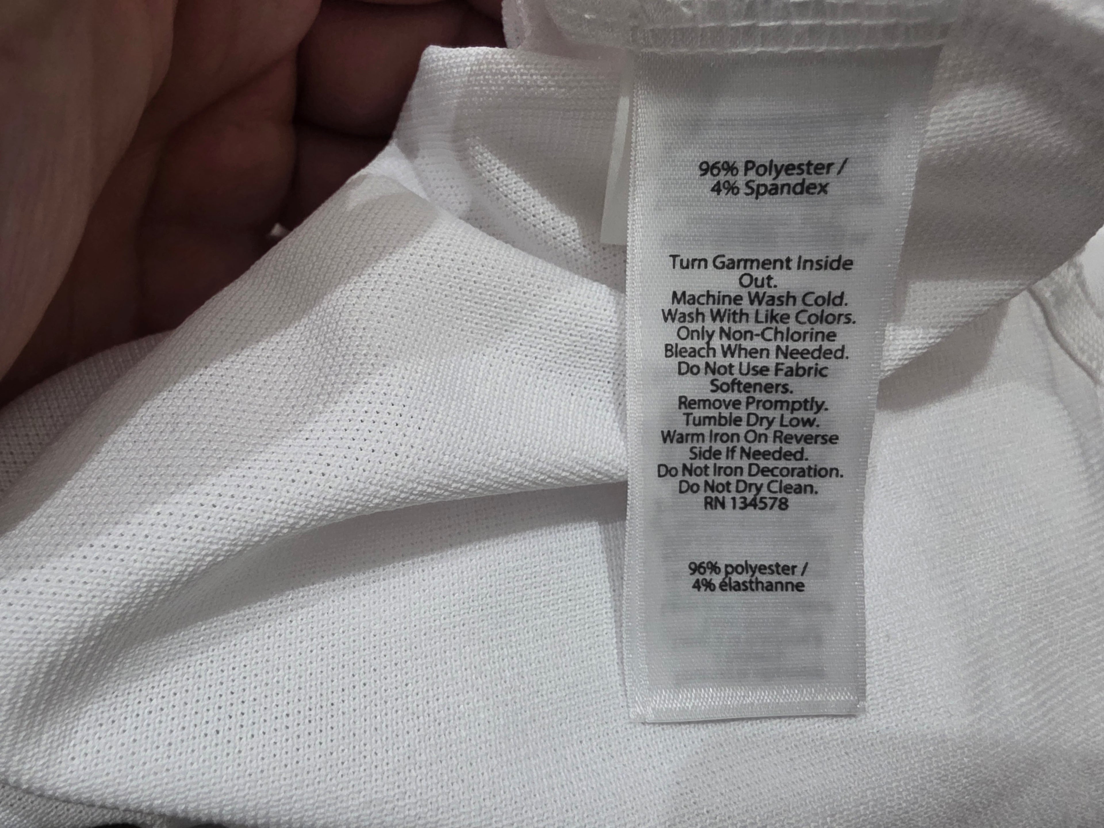 Playera Vineyard Vines performance de Mujer color blanco manga corta